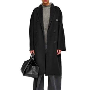 COS  Oversized Double Breasted Wool Coat (Navy)